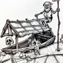 "Arrr, matey! ‘Tis the final tide, a jolly good jestin’ of an end to our sails! Avast, what folly!"