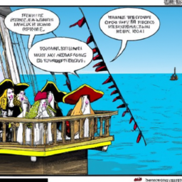 "Arrr! The scallywags’ air be makin' yer lungs wheeze, matey! Blame the cursed winds of our surroundings!"