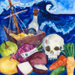 "Arrr, matey! Ye be what ye chow, and that can sink yer spirits as ye age, savvy?"