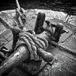 "Arrr, ‘tis a tale of dark nights and salty woes; life be a risky sea, matey! Ha-ha!"