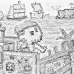 Arrr, the Herobrine ghost be a glitchy phantom left in the film 'cause the scallywags ran outta time!